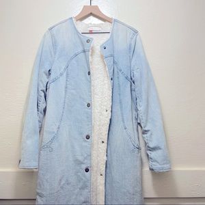 Reversible Sherpa Denim Jacket